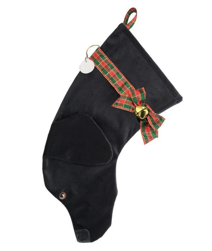 Black Lab Christmas Stocking