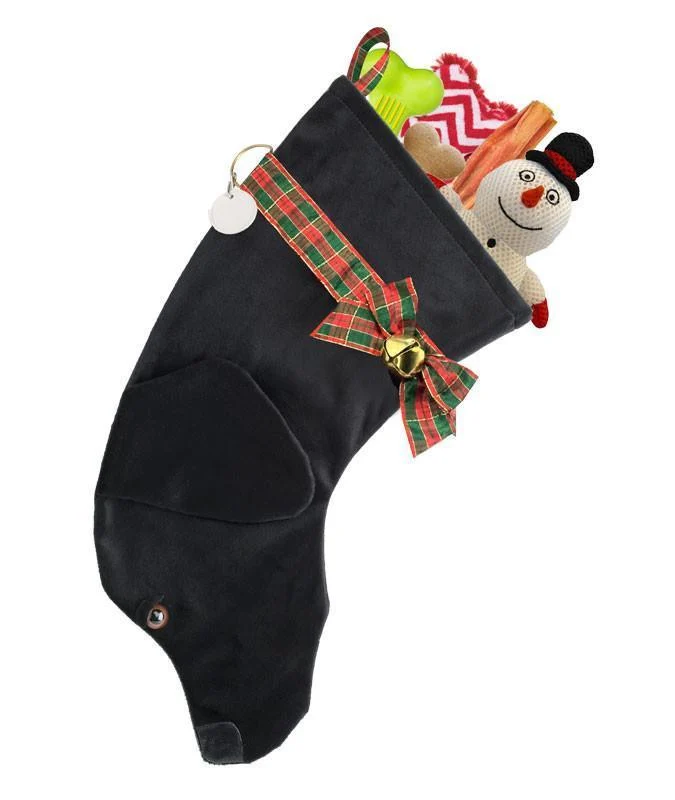 Black Lab Christmas Stocking