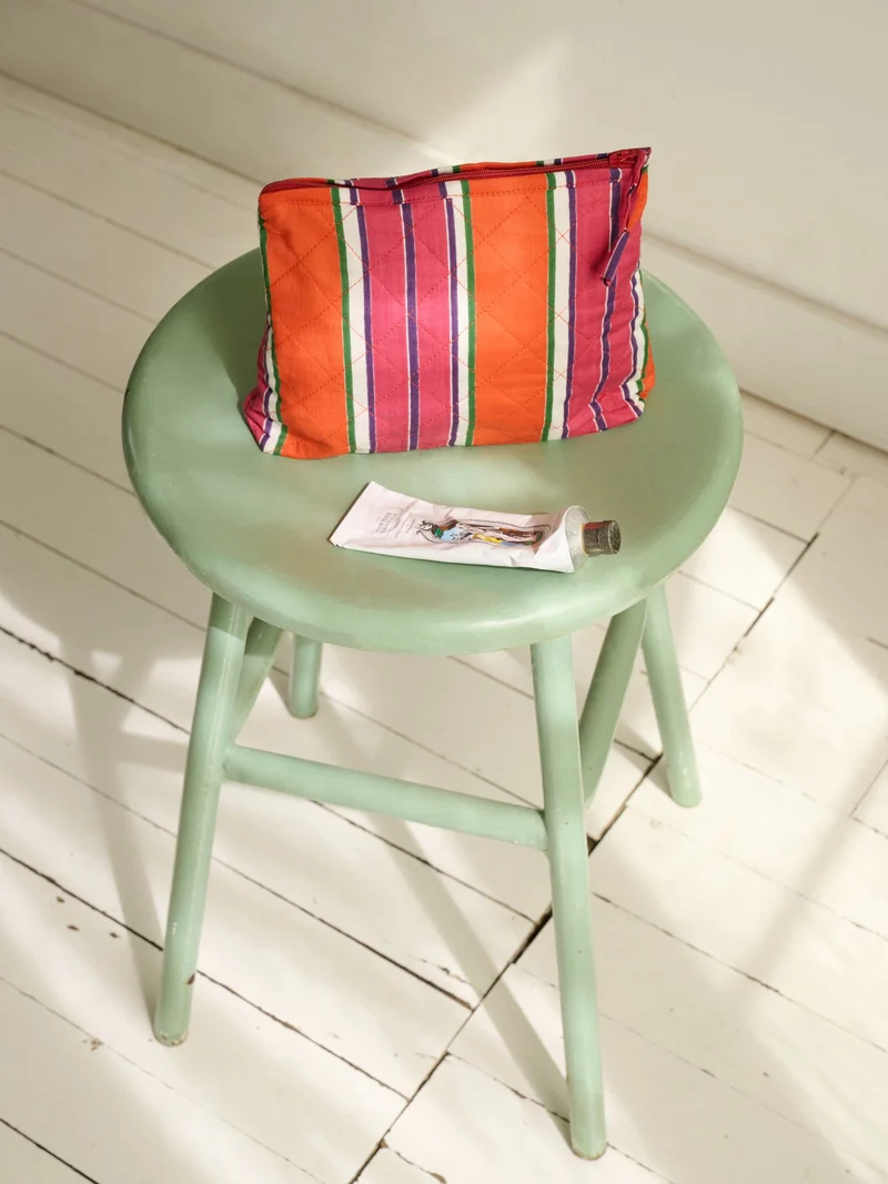 Trousse de toilette matelassée