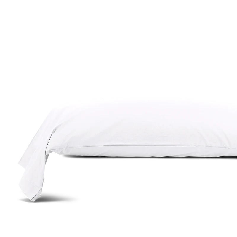La taie de traversin en percale de coton bio