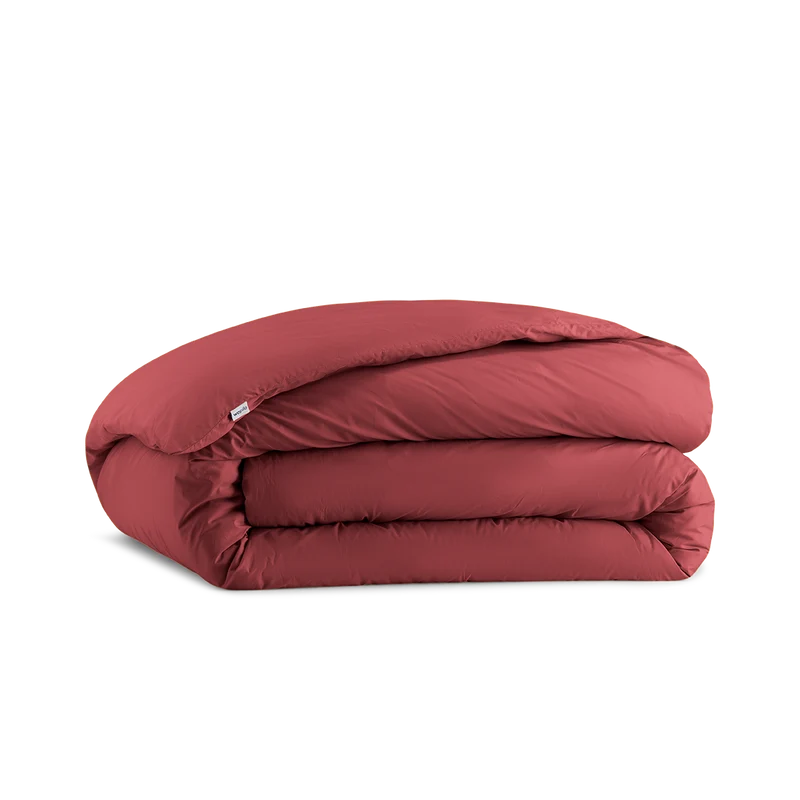 La housse de couette en percale de coton bio