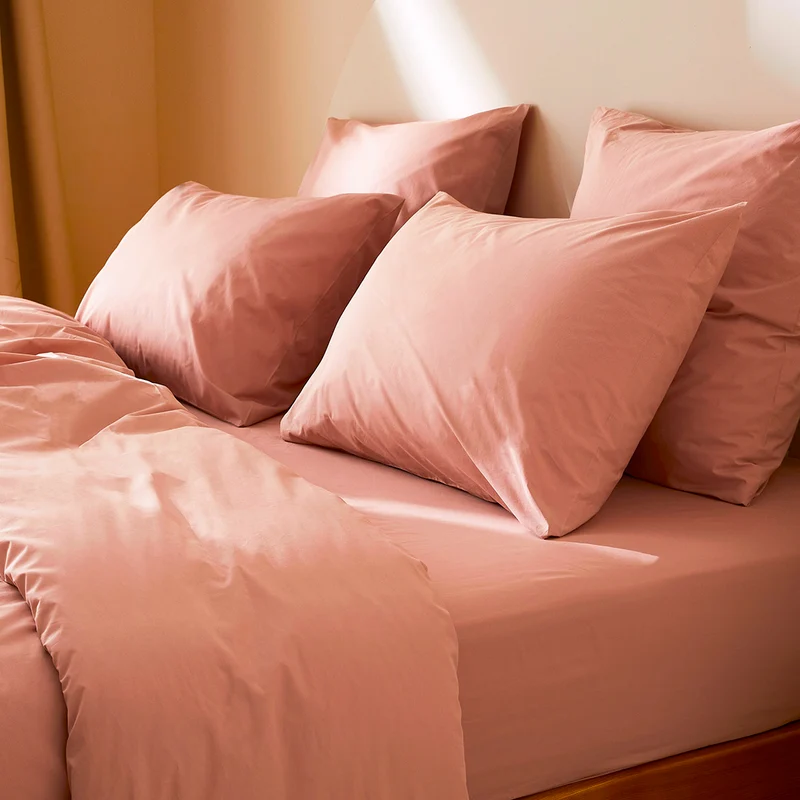 La housse de couette en percale de coton bio