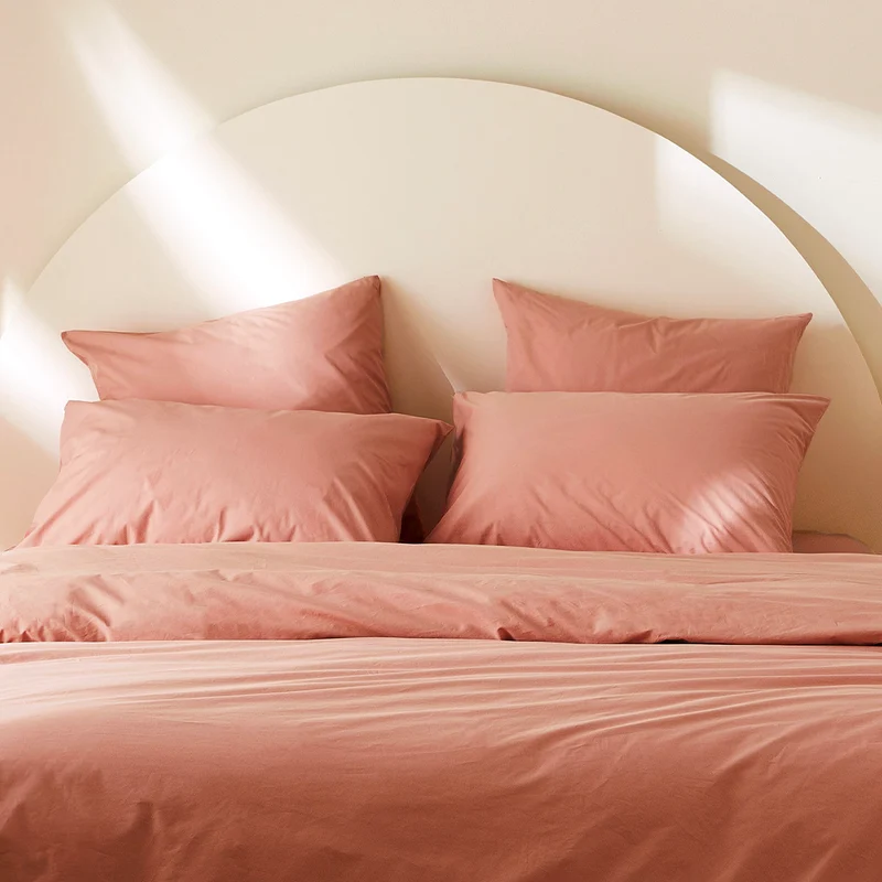 La housse de couette en percale de coton bio
