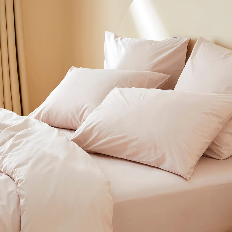 La housse de couette en percale de coton bio