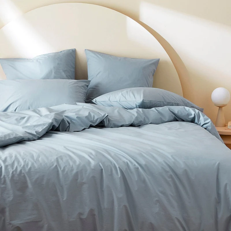 La housse de couette en percale de coton bio