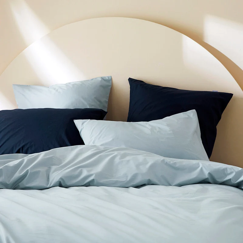 La housse de couette en percale de coton bio