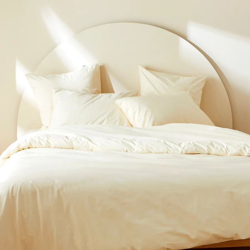 La housse de couette en percale de coton bio
