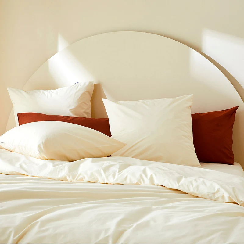La housse de couette en percale de coton bio