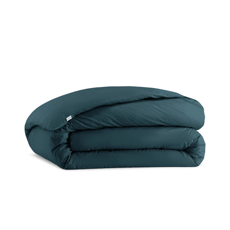 La housse de couette en percale de coton bio