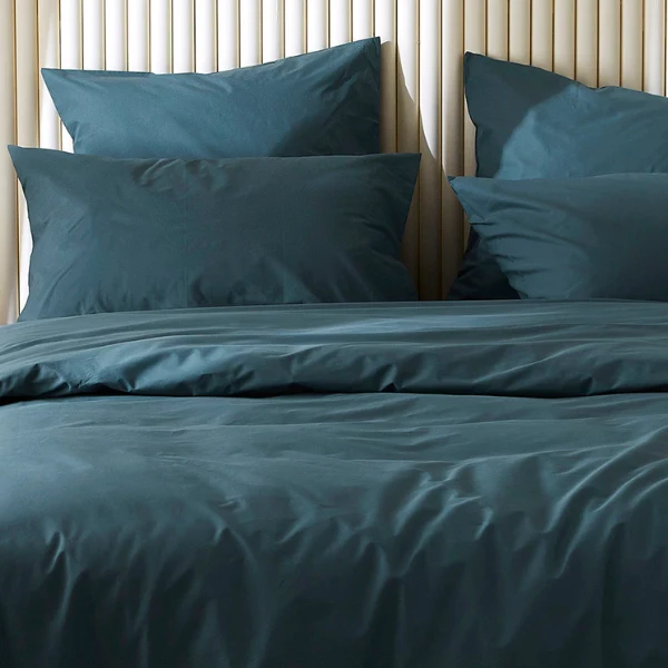 La housse de couette en percale de coton bio