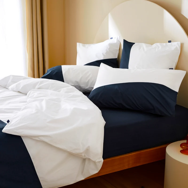 La housse de couette en percale de coton bio