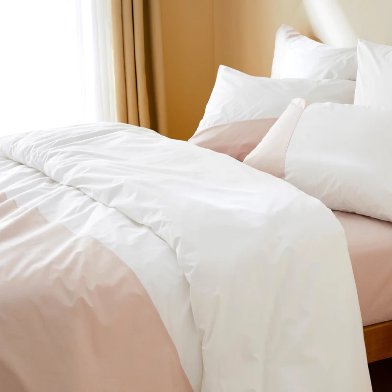 La housse de couette en percale de coton bio