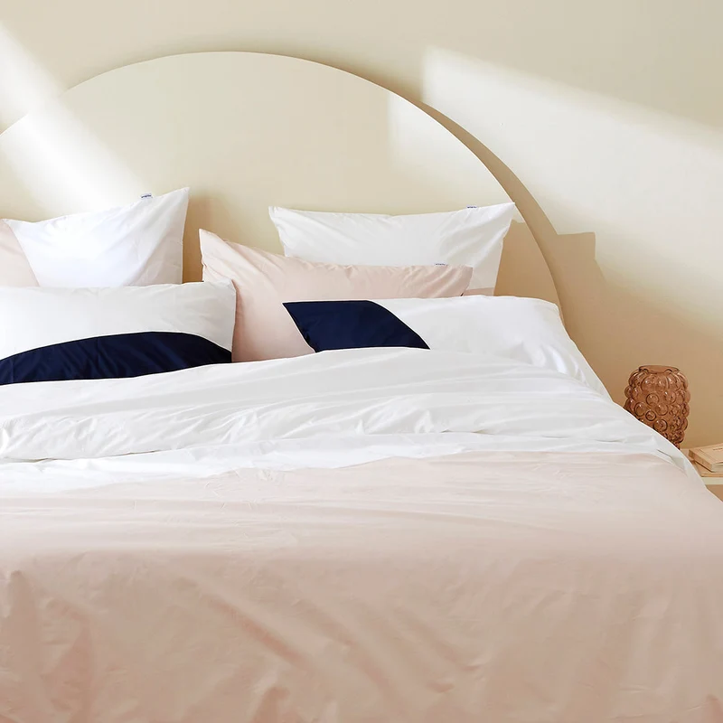 La housse de couette en percale de coton bio