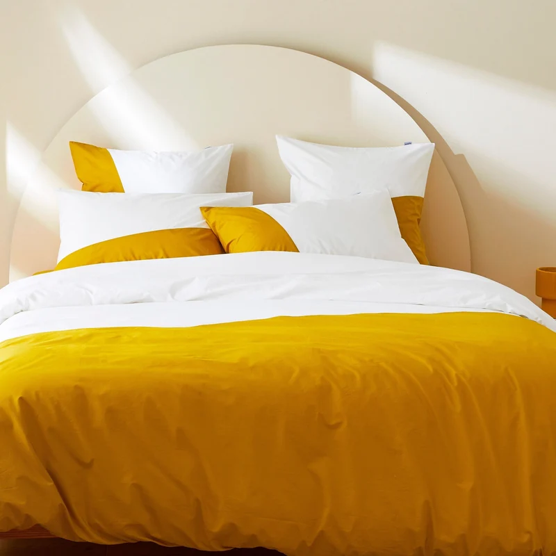 La housse de couette en percale de coton bio