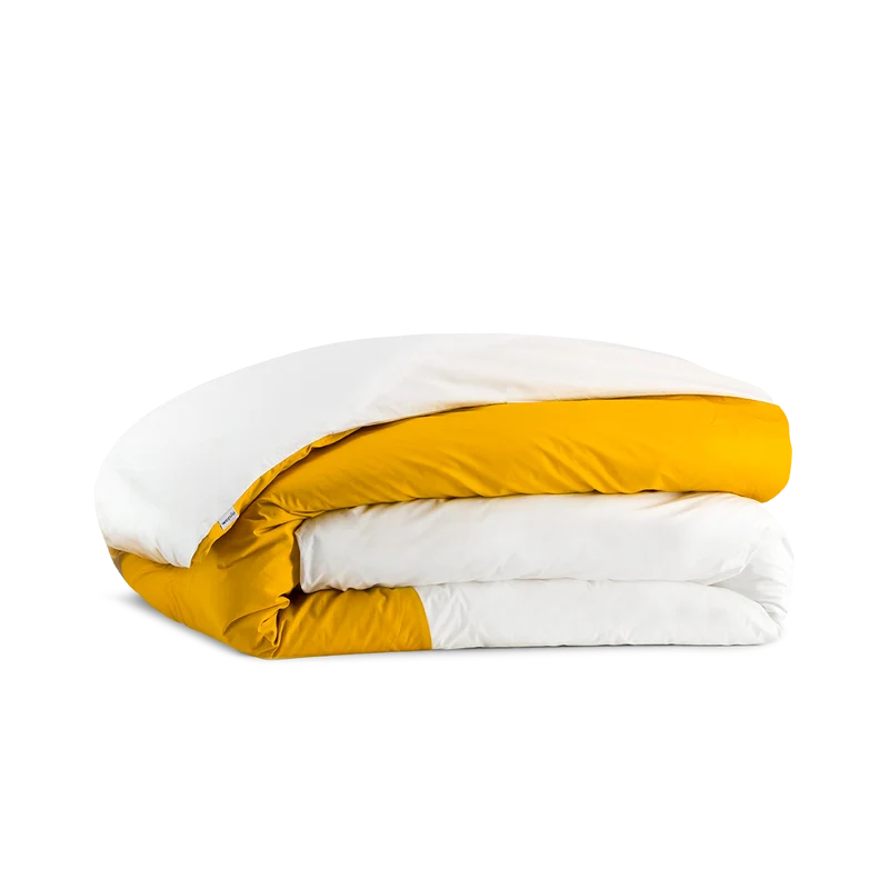 La housse de couette en percale de coton bio