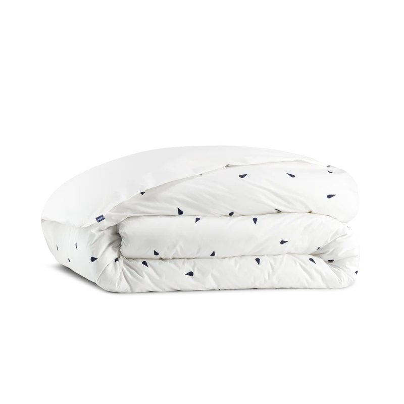 La housse de couette en percale de coton bio