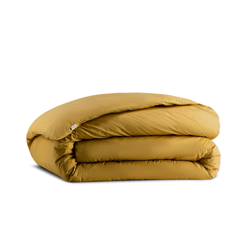 La housse de couette en percale de coton bio