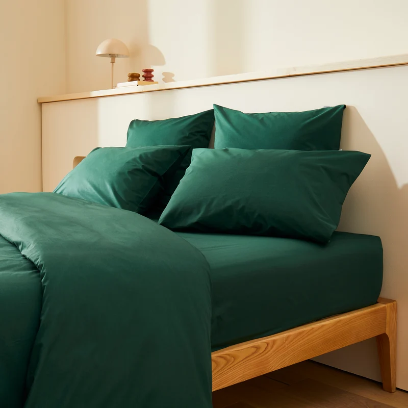 La housse de couette en percale de coton bio