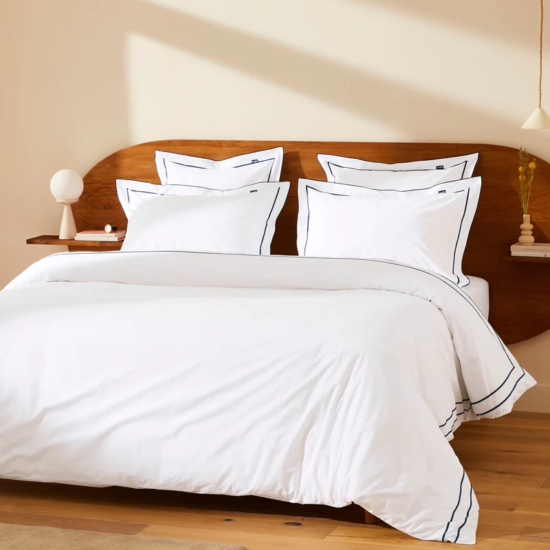 La housse de couette en percale de coton bio