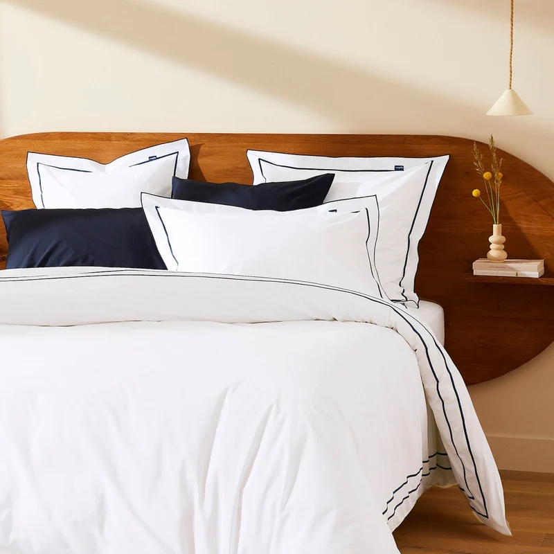 La housse de couette en percale de coton bio