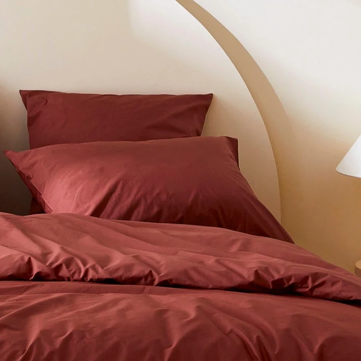 Taie d'oreiller enfant en percale de coton bio