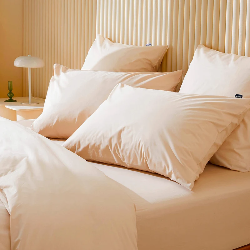 Le drap-housse en percale de coton bio