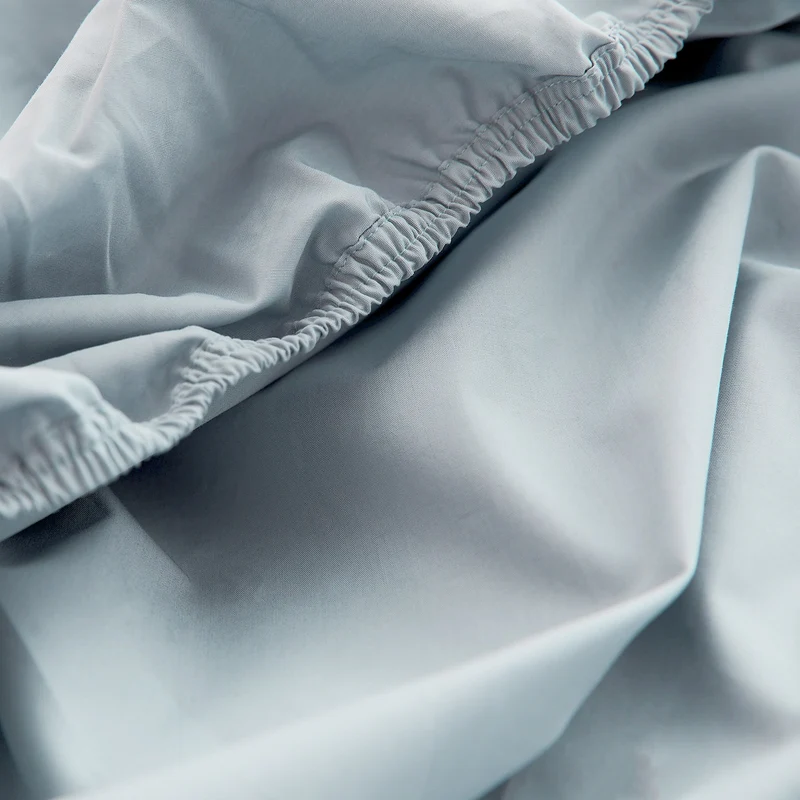 Le drap-housse en percale de coton bio
