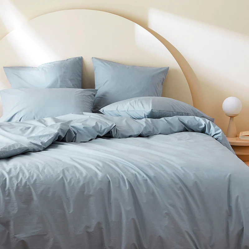 Le drap-housse en percale de coton bio