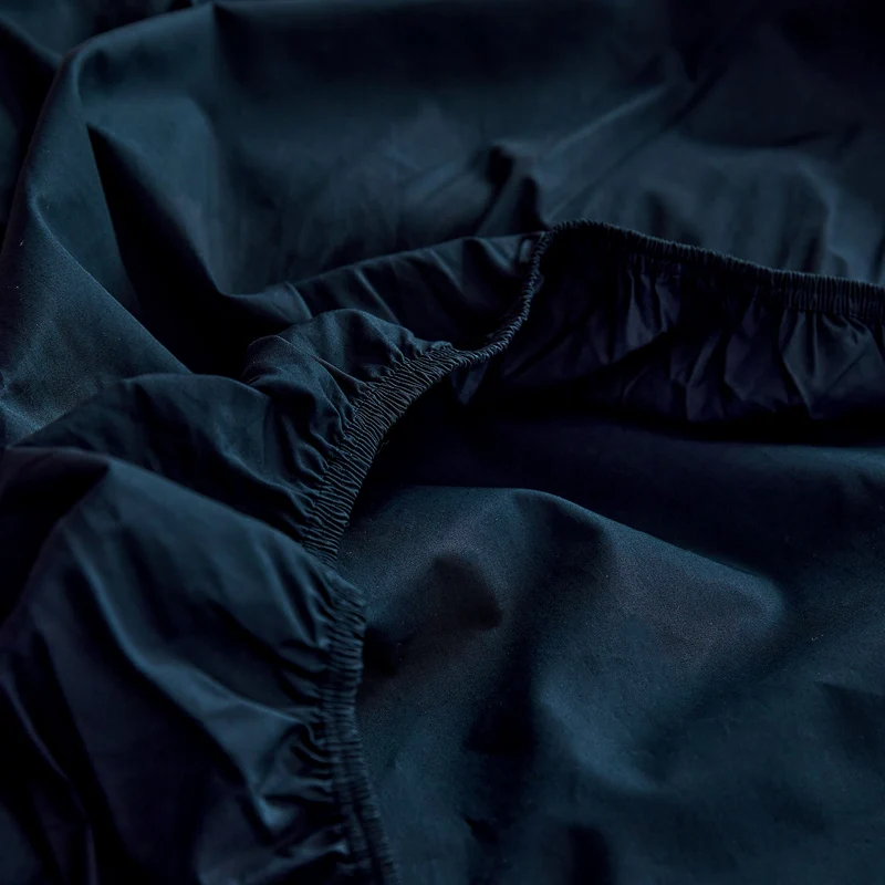 Le drap-housse en percale de coton bio