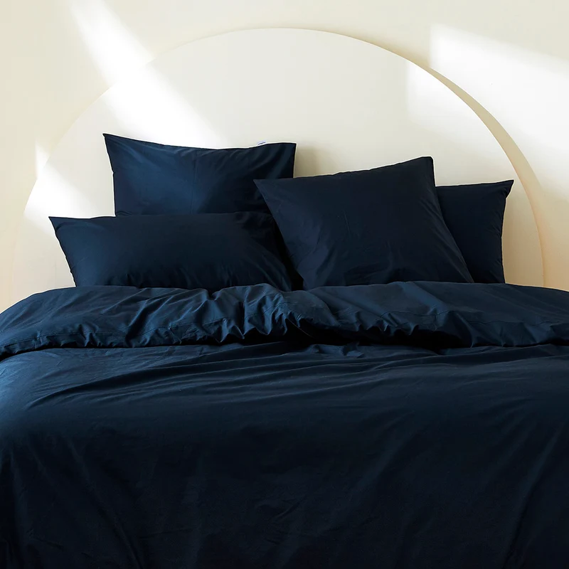 Le drap-housse en percale de coton bio