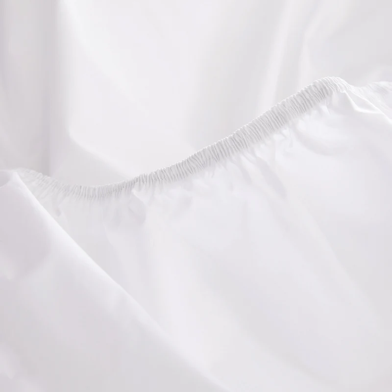 Le drap-housse en percale de coton bio