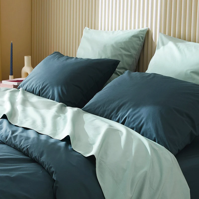 Le drap-housse en percale de coton bio