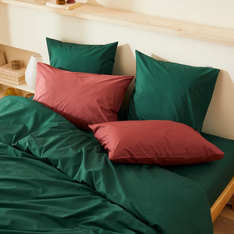 Le drap-housse en percale de coton bio