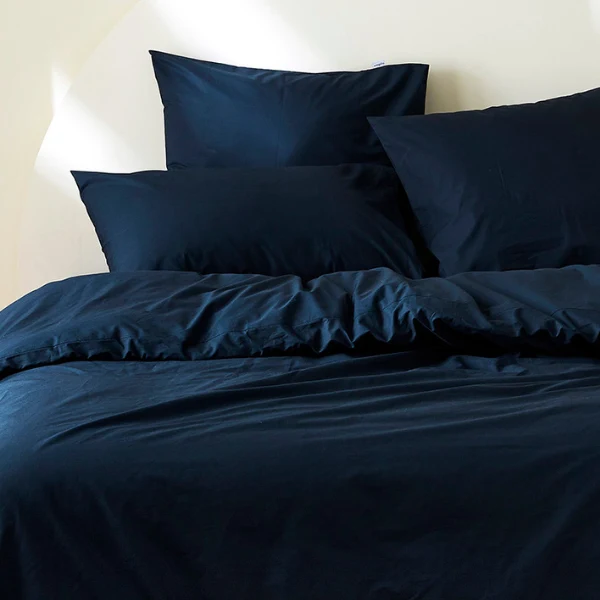 La taie d'oreiller en percale de coton bio