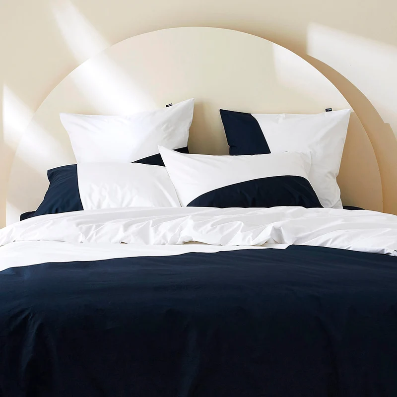 La taie d'oreiller en percale de coton bio