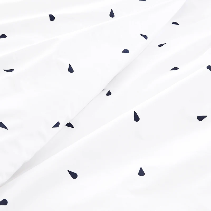 La taie d'oreiller en percale de coton bio