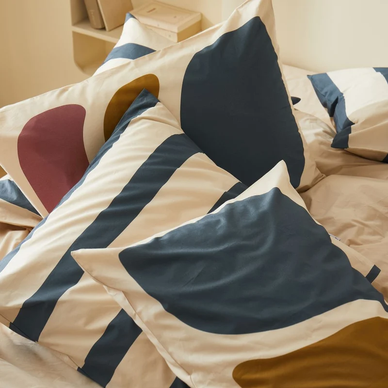 La taie d'oreiller en percale de coton bio
