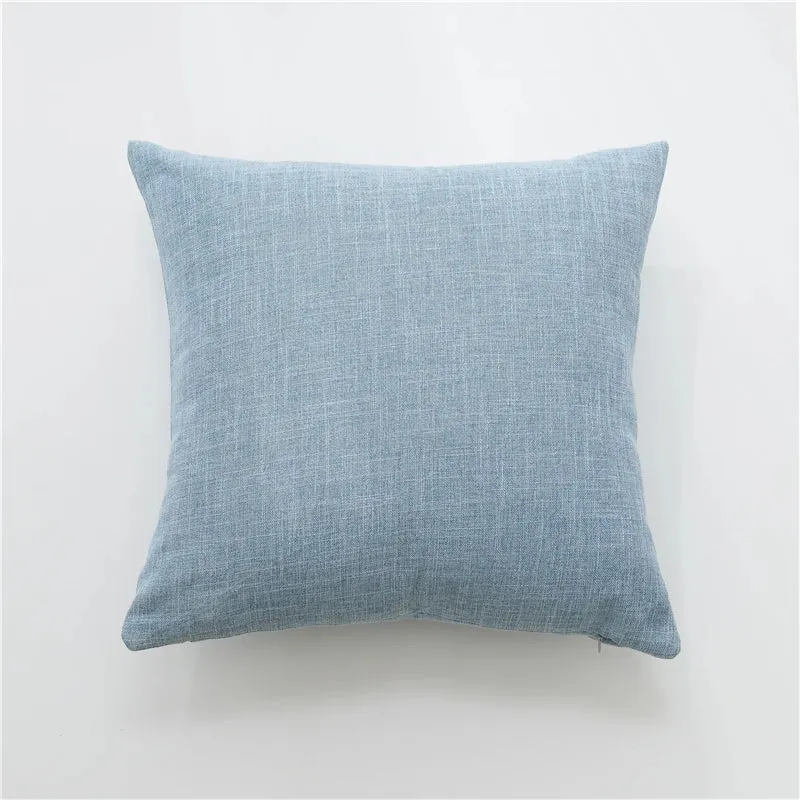 Housse de Coussin en Lin 45x45