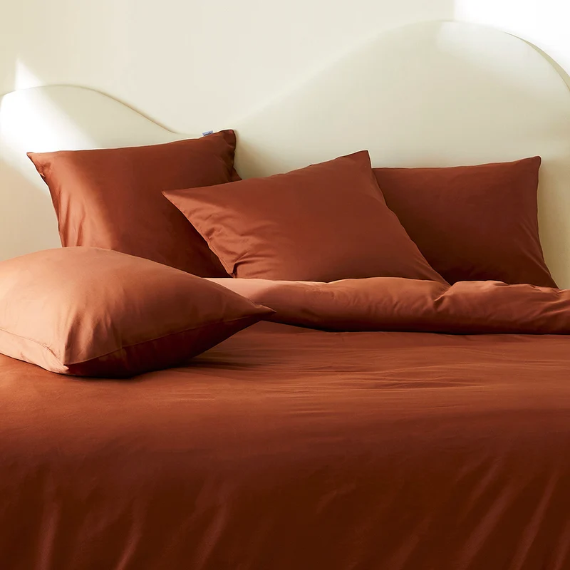 La taie d'oreiller en satin de coton bio