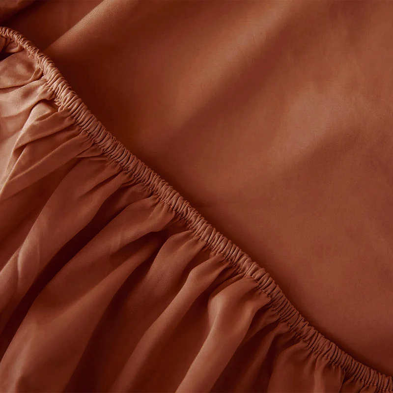Le drap-housse en satin de coton bio