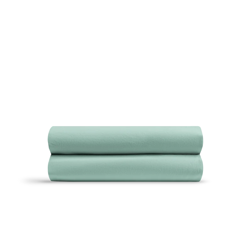 Le drap-housse en satin de coton bio