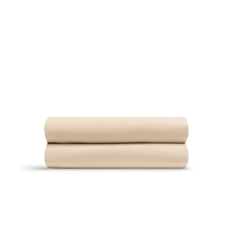 Le drap-housse en satin de coton bio