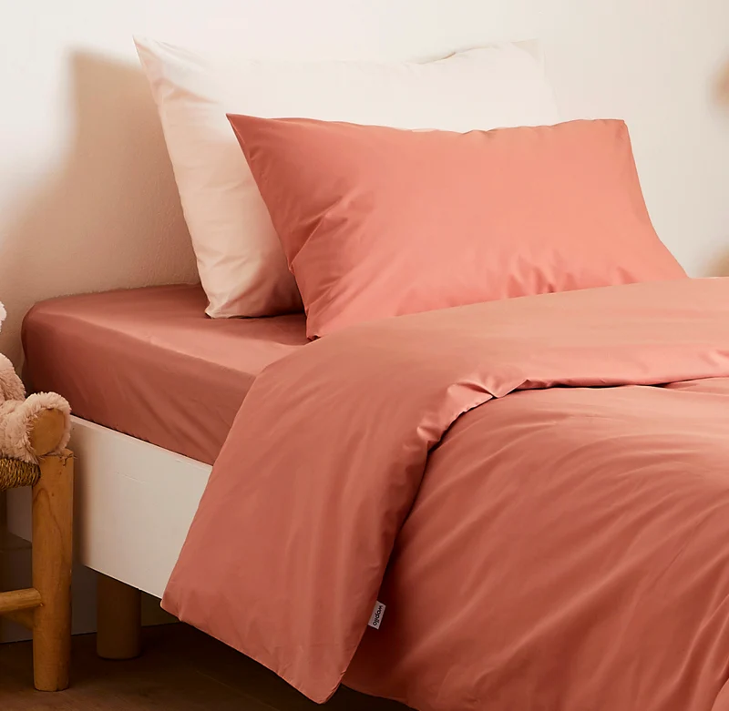 Le drap-housse enfant en percale de coton bio