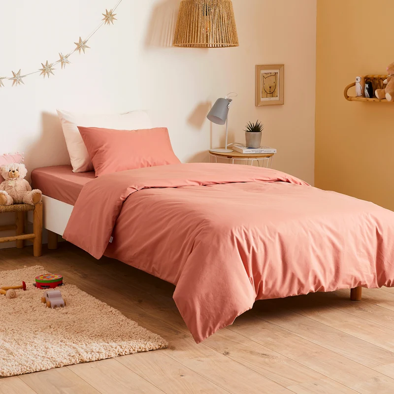 Le drap-housse enfant en percale de coton bio