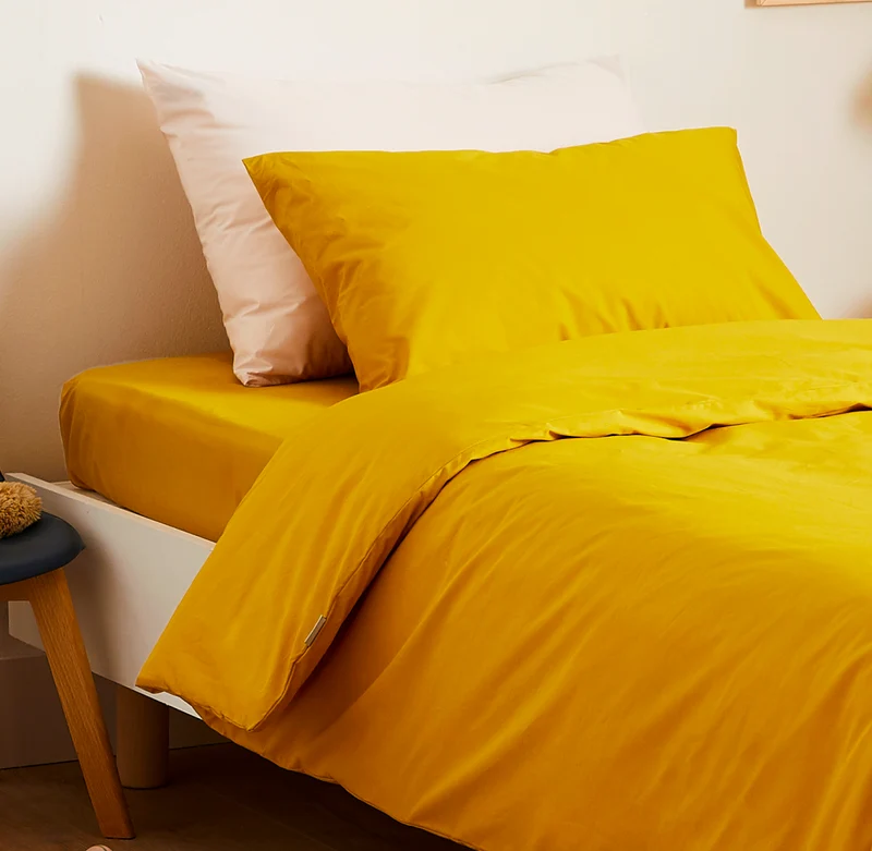 Le drap-housse enfant en percale de coton bio