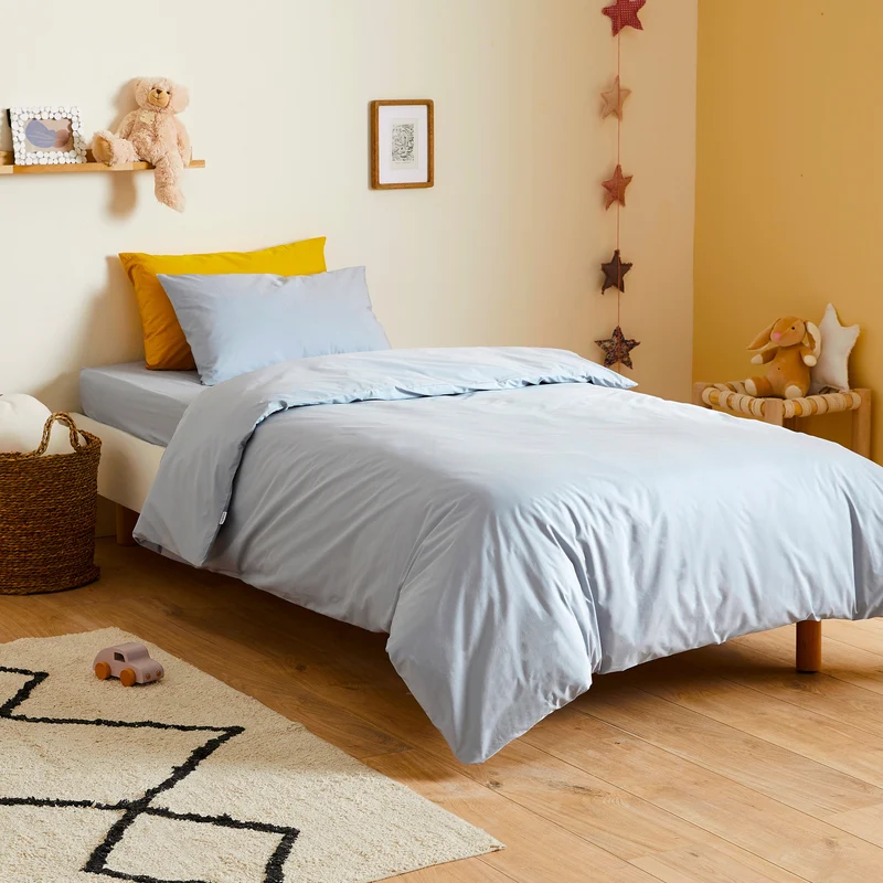 Le drap-housse enfant en percale de coton bio