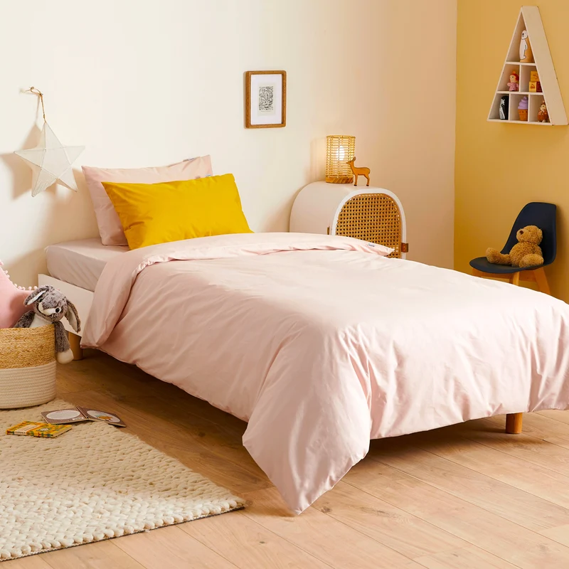 La housse de couette enfant en percale de coton bio