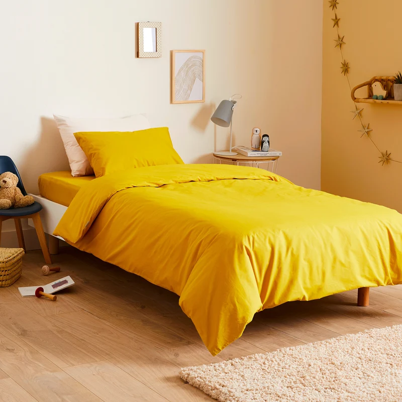 La housse de couette enfant en percale de coton bio