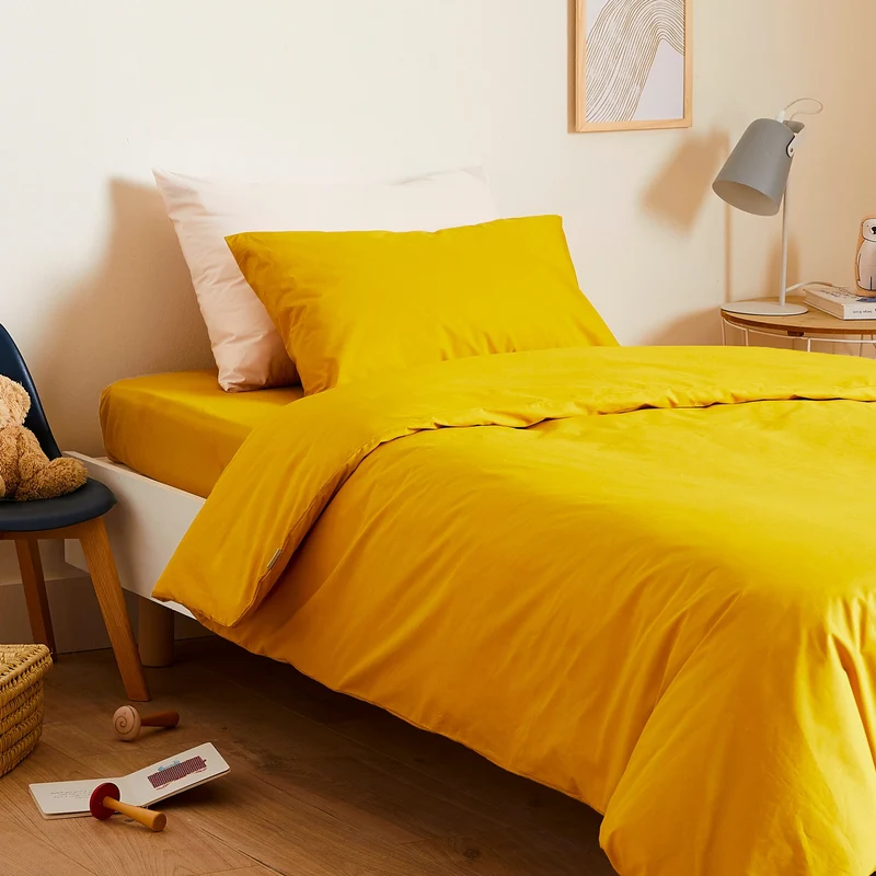 La housse de couette enfant en percale de coton bio