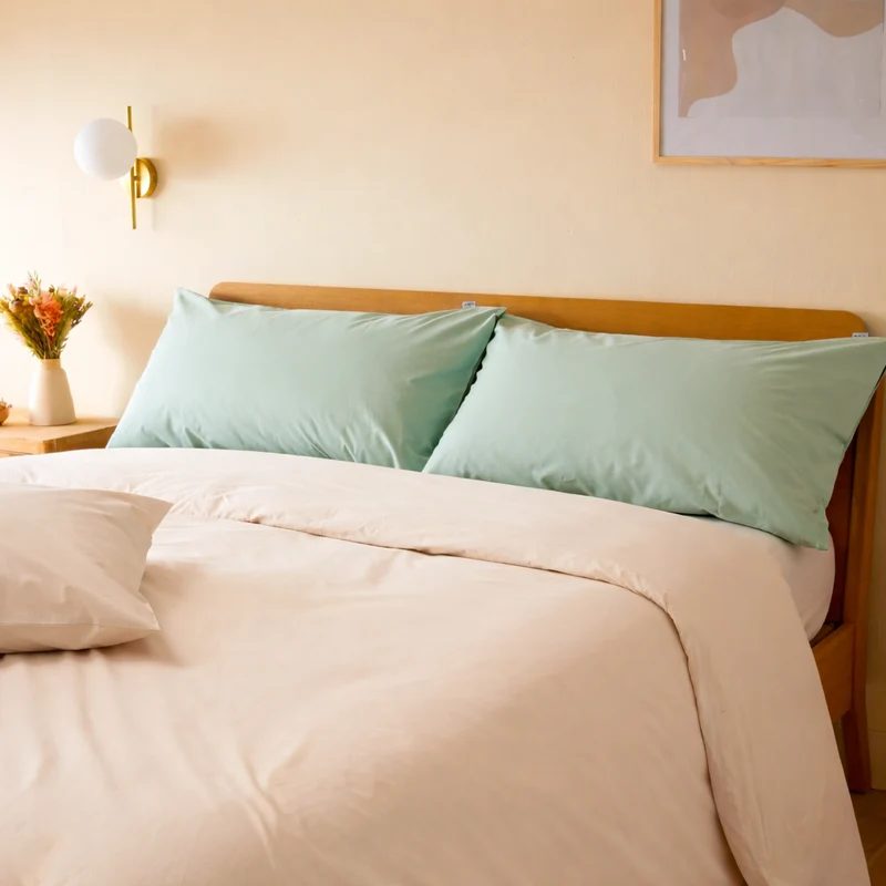 La taie du oli max en percale de coton bio